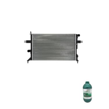 Imagem de Kit Radiador GM Astra 1.8 2.0 99> Vectra 2.0 2.4 06> Com Aditivo Lubrax Verde Concentrado 1L