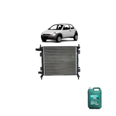 Imagem de Kit Radiador Ford Ka 1.0/1.6 00/08 S/Ar + Água Desmineralizada 5LT