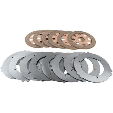 Imagem de LSSOCH Kit de placas de freio 6&8 450/10211 450/10212 compatível com retroescavadeira JCB 1400B 1550B 1600B 1700B 214 215 216 217 3C 3CX 3D