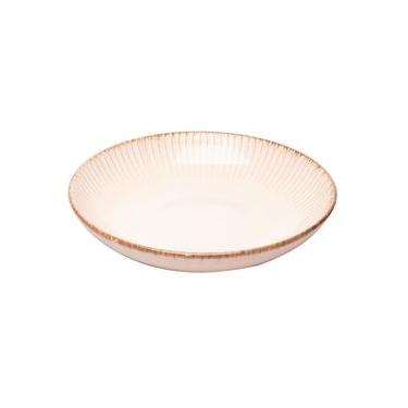 Imagem de Prato para Massa de Cerâmica Linear Branco 23cm - Lyor