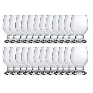 Imagem de Kit 24 Taças para Água Paulista, Vidro Transparente, 250ml, Design Clássico