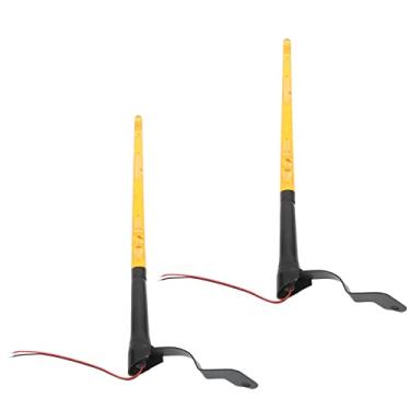 Imagem de AYNEFY Luzes de Chicote, Lâmpada de Mastro âmbar, Luz de Perseguição Led Rgb Super Brilhante, Luz de Mastro de 340mm para Decoração Atv Utv