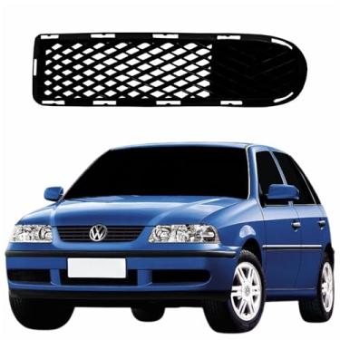 Imagem de Grade Parachoque Vw Gol G3 1999 2000 2001 2002 2003 Fase 1 Sem Furo Lado Esquerdo Motorista