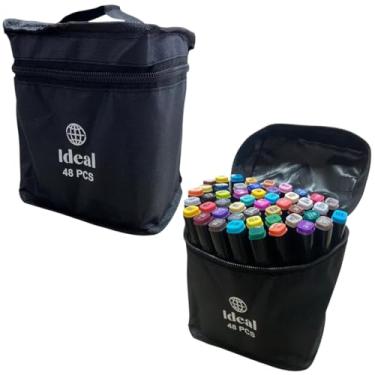 Imagem de Estojo com 48 Canetas Hidrográficas de Colorir