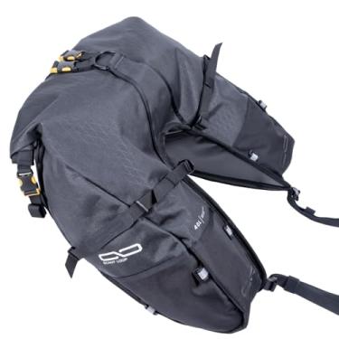 Imagem de Giant Loop Alforje de coiote, bolsa de armazenamento de motocicleta resistente à água, capacidade de 39 litros para transportar equipamentos pequenos e grandes, serve para qualquer bicicleta suja