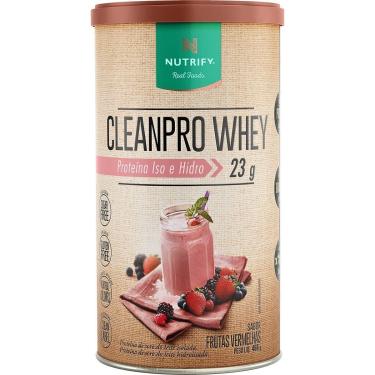 Imagem de Cleanpro Whey Iso e Hidro - 450g Frutas Vermelhas - Nutrify-Unissex