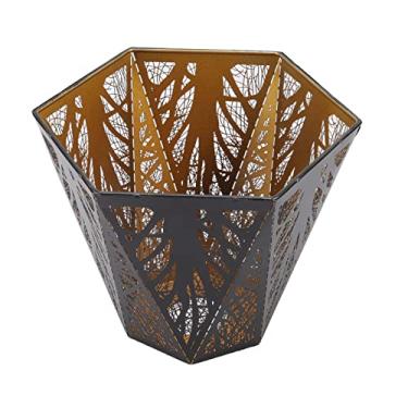 Imagem de Hyuduo Lâmpada de Metal Sombra de Ferro Forjado de Ferro Arbashade Design de Escultura Com Padrão Gravado para Decoração de Cabeceira de Cama E27 E26 Bulb