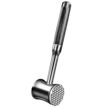 Imagem de Martelo multifuncional de aço inoxidável para cozinha, martelo de dupla face, martelo resistente, martelo de amaciamento, alça antiderrapante, ferramenta de cozinha para uso na culinária, para amaciar