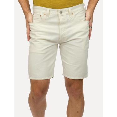 Imagem de Bermuda Levis Jeans Masculina 501 Original Shorts Off-White-Masculino