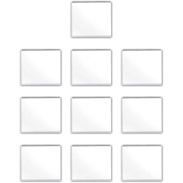 Imagem de Quanmin 10 peças/1 lote 6 mm × 6 mm × 0,55 mm 850 nm filtro de passagem de banda estreita com corte infravermelho para scanner de código de barras e reconhecimento facial