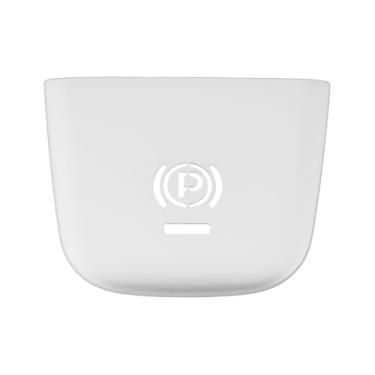 Imagem de OTOTEC Adesivo de capa de interruptor de freio de mão, liga de alumínio, compatível com Porsche Macan 2014-2021