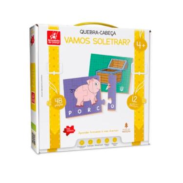 Imagem de Brincadeira de Criança Quebra-Cabeça Infantil Vamos Soletrar?