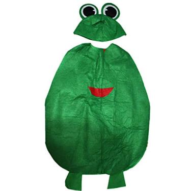Imagem de Petitebella Conjunto de fantasia adulto unissex Green Frog, Uma cor, tamanho �nico