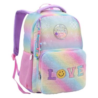 Imagem de Mochila Infantil Feminina 17" Love - Seanite