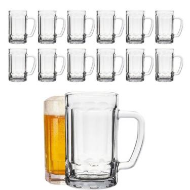 Imagem de Kit c 48 Canecas 300ml Chopp Cerveja Bar Restaurante Atacado - GP Inox