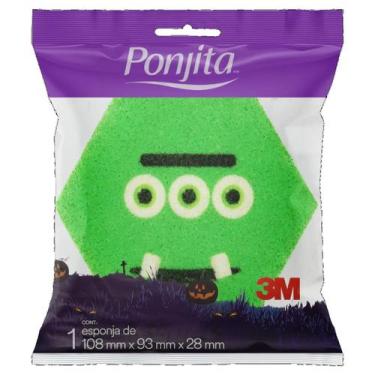 Imagem de Esponja banho ponjita infantil monstros 3m pi319 -, Verde