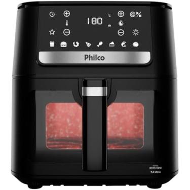 Imagem de Air Fryer Philco 9,5L Visor Glass Redstone 1800W PAF95A 220V