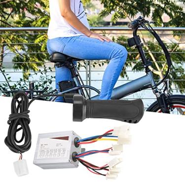 Imagem de Naroote Controlador de Velocidade Escovado do Motor Com Controle Sensível para Bicicleta Elétrica - Fácil Instalação para Motor Escovado 500W 24V/36V/48V, Adequado para Triciclos Elétricos (24v500W)