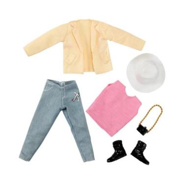 Imagem de Boneco Masculino De 29 Cm Com Conjunto De Roupas Feitas À Mão, Roupa D