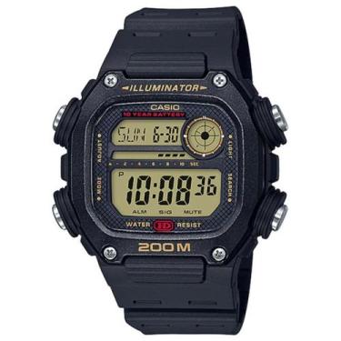 Imagem de Relógio casio masculino digital quadrado dw-291h-9avdf, Preto