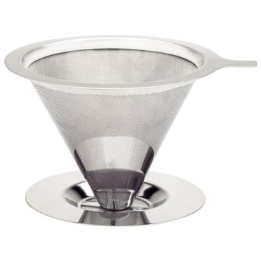 Imagem de Filtro de Café Coador Aço Inox Reutilizável Sem uso de Papel Tramontin