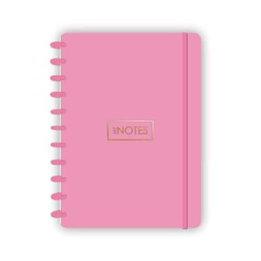 Imagem de Caderno de Disco Flex A4 Rosa com 80 folhas abyara graf (tipo caderno inteligente)