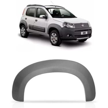 Imagem de Alargador Paralama Uno Way 2014 A 2020 Cinza Texturizado - R2A, Esquer