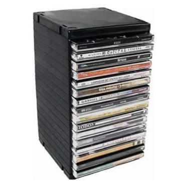 Imagem de Porta Cd Rack Modular Newness Capacidade 16 Cds