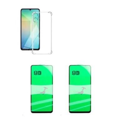 Imagem de 2UN Películas Cerâmica 9D + Capa Anti Impactos Para Samsung Galaxy A07