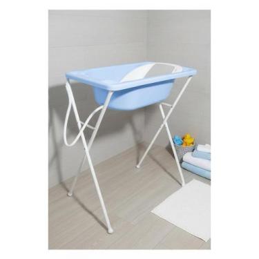 Imagem de Banheira Bebê 2 em 1 Azul: Conforto e Segurança - Congratulations Stor