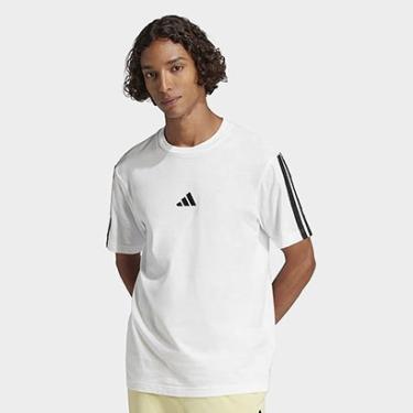 Imagem de Camiseta Adidas Casual 3 Listras Masculina-Masculino