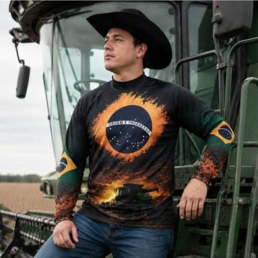 Imagem de Camisa Proteção Térmica Segunda Pele Dry FIT Solar UV 50+ Agro Colheta