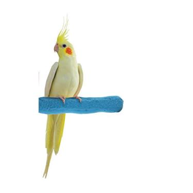 Imagem de Sweet Feet and Beak Poleiro de segurança confortável para gaiolas de pássaros - Poleiro de pedicure para pássaros para manter as unhas e bicos em boas condições - Acessórios para gaiola de pássaros