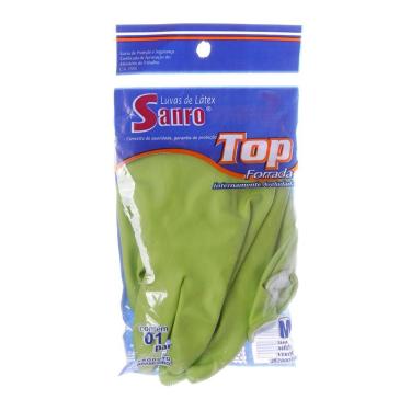 Imagem de Luva de Látex Emborrachada Sanro