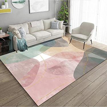 Imagem de jia cool Tapete Moroccan The Area Tapete macio moderno de caxemira para quarto, sala de estar, tapete decorativo para ambientes internos e domésticos, 40 x 200 cm, geométrico - 50