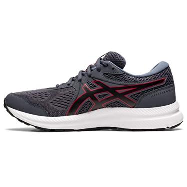 Imagem de ASICS Men's Gel-Contend 7 Running Shoes, 10XW, Carrier Grey/Classic Red