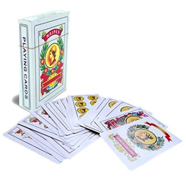 Imagem de Liliane Collection Playing Cards - Full Deck with 50 Cards - Smooth Plastic Coated Cards – Beautifully Artistic Traditional Design