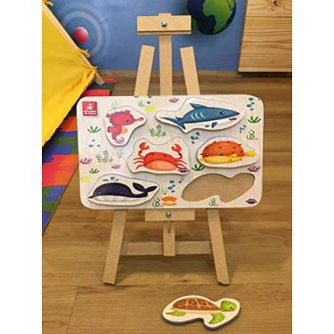 Imagem de Brincadeira de Criança Ache e Encaixe dos Bichos TM G Mar, Multicor