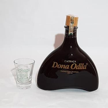 Imagem de Kit Cachaça Extra Premium Mahe Louça 500 ML + Copo dose