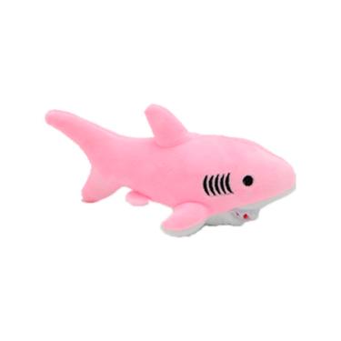 Imagem de Pelúcia Tubarão Pequeno - Rei Pets - Rosa