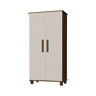 Imagem de Armário Organizador 2 Portas Nicolau Malbec/Off White - Gran Belo