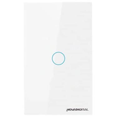 Imagem de Novadigital Interruptor Touch Led 1 Botão RF433Mhz Wi-fi Smart Home Google Home Alexa Automação Residencial Original