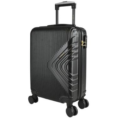 Imagem de Mala Viagem Pequena Com 4 Rodinhas 360 Bordo Premium Luxo