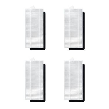 Imagem de HMHAMA Acessórios de substituição compatíveis com aspirador de pó robô Cecotec Conga 2290, 4 filtros