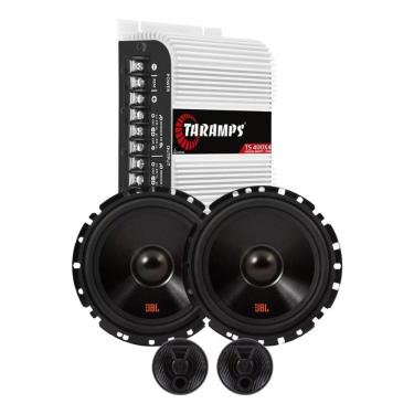 Imagem de Módulo Taramps TS400x4 Fio + Kit 2 Vias 6  JBL FLEX4 62VFX55 110 Watts Rms