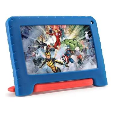 Imagem de Tablet Infantil Avengers 64gb 4gb Ram 7  Kids Space Nb417 Nb417