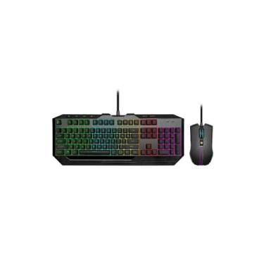Imagem de Cooler Master Kit Teclado E Mouse Gamer Membrana Devastator 3 Rgb Preto Usb Abnt2