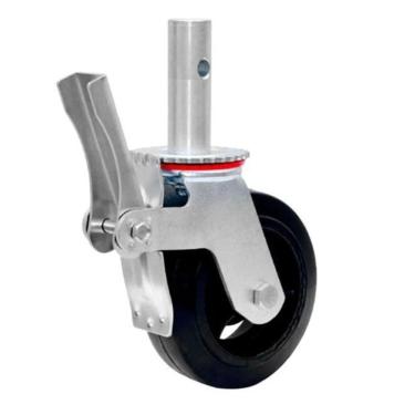 Imagem de Rodízio De Andaime Giratório Com Trava 6 Polegadas Cap.200Kg