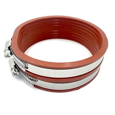 Imagem de Flange de acoplador de borracha de escape serve para Yamaha 700 760 1100 1200 Junta de acoplador de grampos