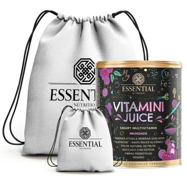 Imagem de Vitamini Juice 280G + Mochila  - Essential Nutrition (Uva)-Unissex